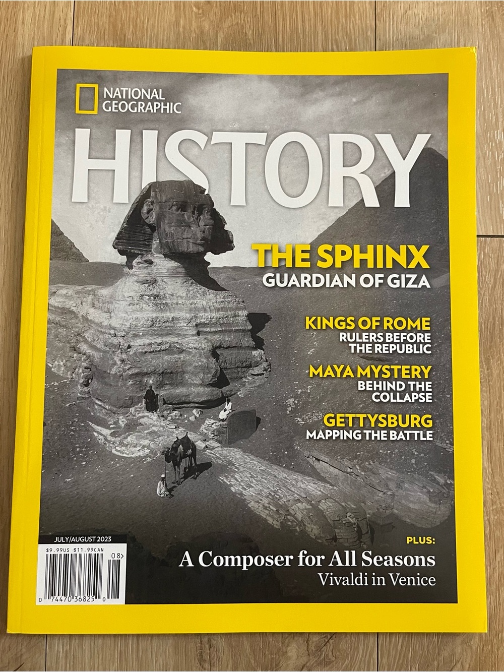 National Geographic History Magazine July/August 2023 Sphinx